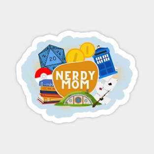 Nerdy Mom Design Magnet