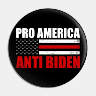 Pro-America Anti-Biden American USA Flag Resist Pin