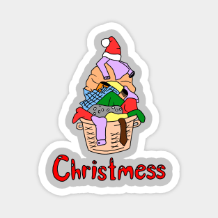 Christmas mess Magnet