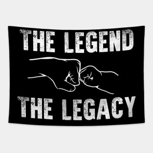 the legend and the legacy dad and son Tapestry