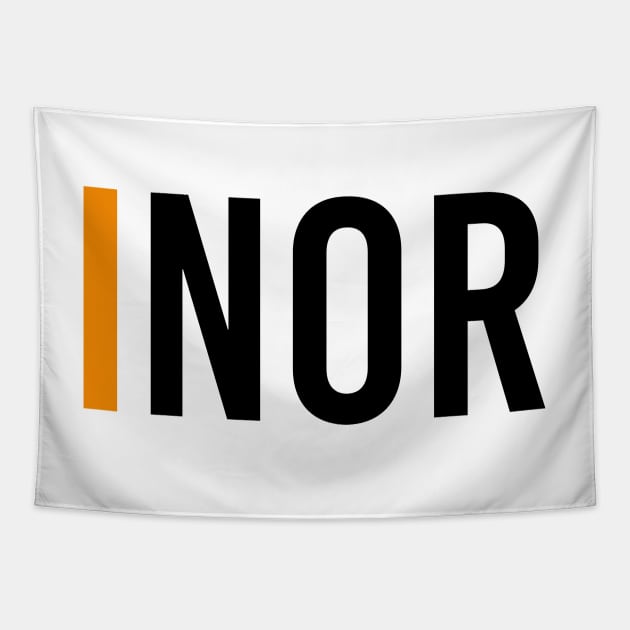 Lando Norris - Driver Tag #2 Tapestry by GreazyL