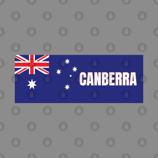 Canberra City in Australian Flag by aybe7elf