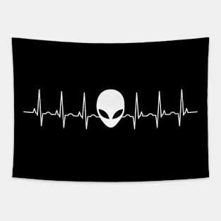 Alien Heartbeat Tapestry