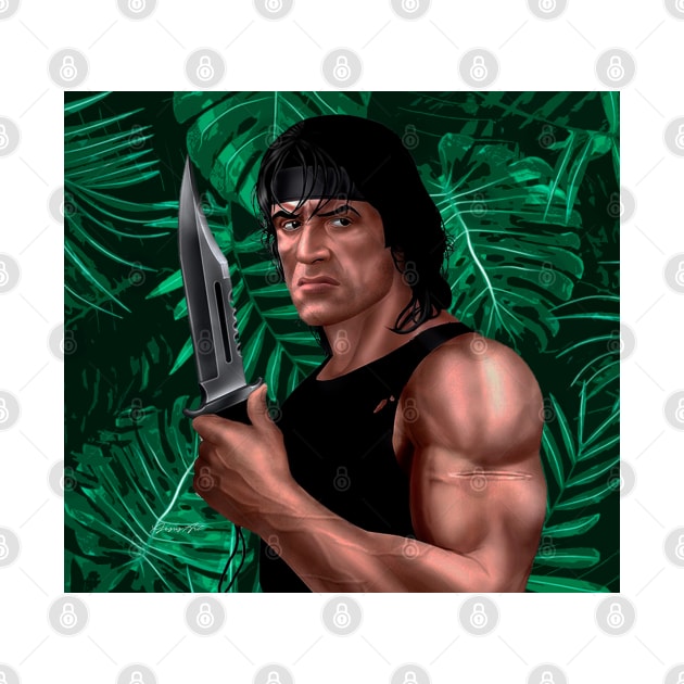 First Blood Rambo by PjesusArt