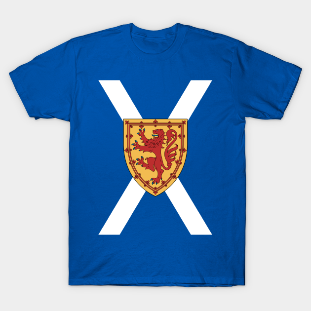 Royal Scottish Flag (vertical) (transparent) - Scotland - T-Shirt ...