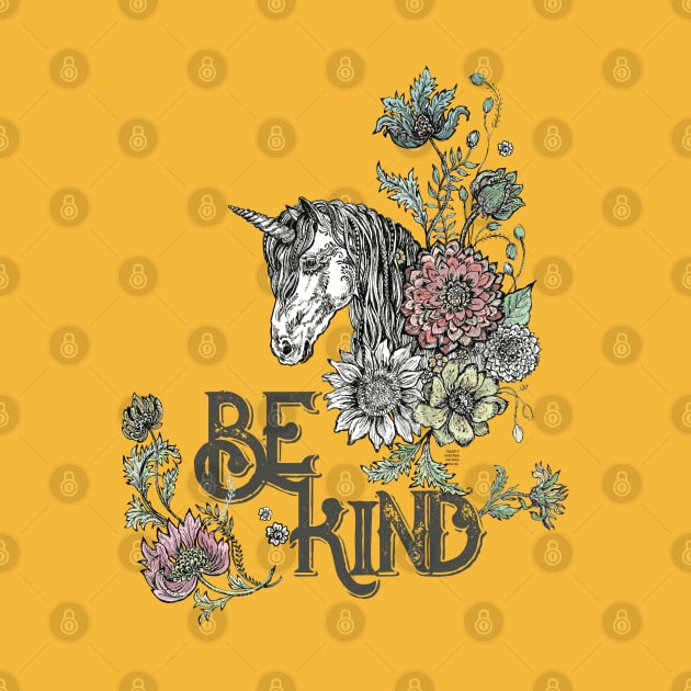 Be Kind - Unicorn. by FanitsaArt