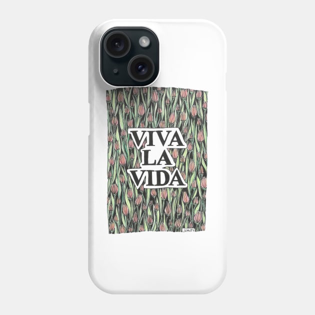 Viva la Vida drawing Phone Case by laimutyy