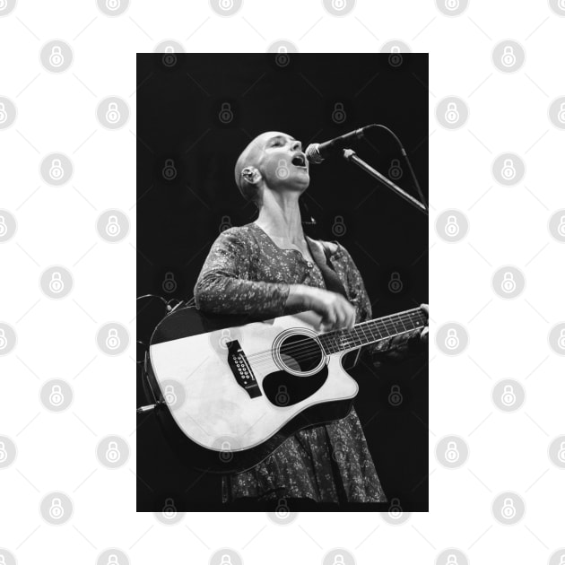 Sinead O'Connor BW Photograph by Concert Photos