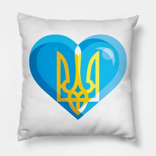 Ukrainian heart Pillow