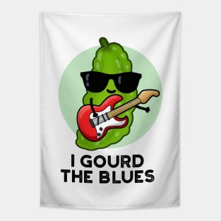 I Gourd The Blues Cute Veggie Pun Tapestry