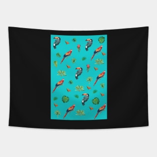 Beautiful Birds Tropical Merchandise Tapestry