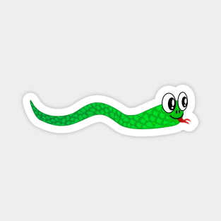 Cartoon snake reptile Magnet