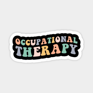 Occupational Therapy Retro Therapist Magnet