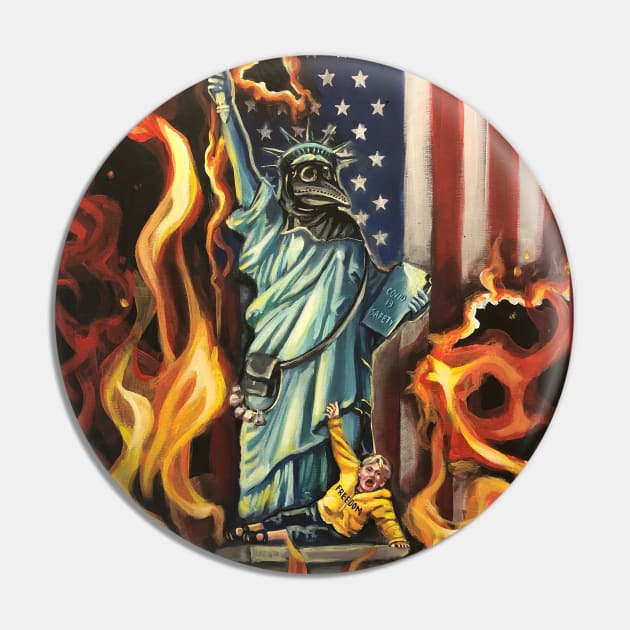 "The Plague of Liberty" Pin by AmyCNicholls