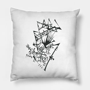 13 Unique Black White Abstract Art Pillow