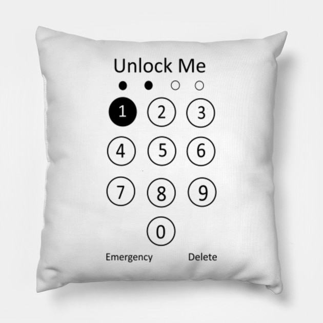 Unlock Me Unlock Pillow Teepublic