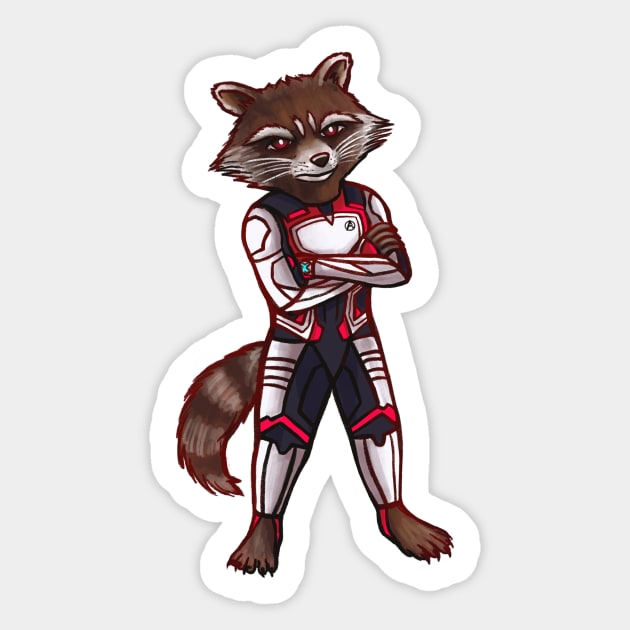 Rocket Raccoon Sticker