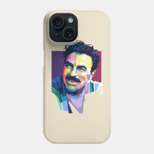 Tom Selleck pop art WPAP Phone Case