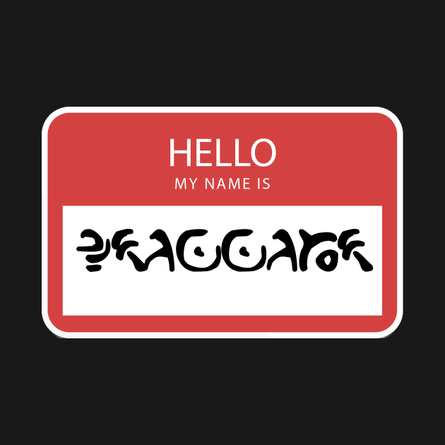 Shoggoth name tag by Innsmouth