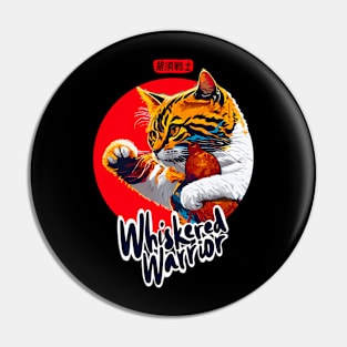 Whiskered Warrior Pin