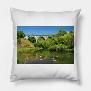 Headstone Viaduct & River Wye, Monsal Dale Pillow