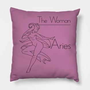 The woman Aries Pillow