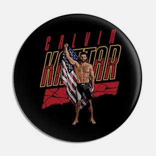 Calvin Kattar Flag Pin