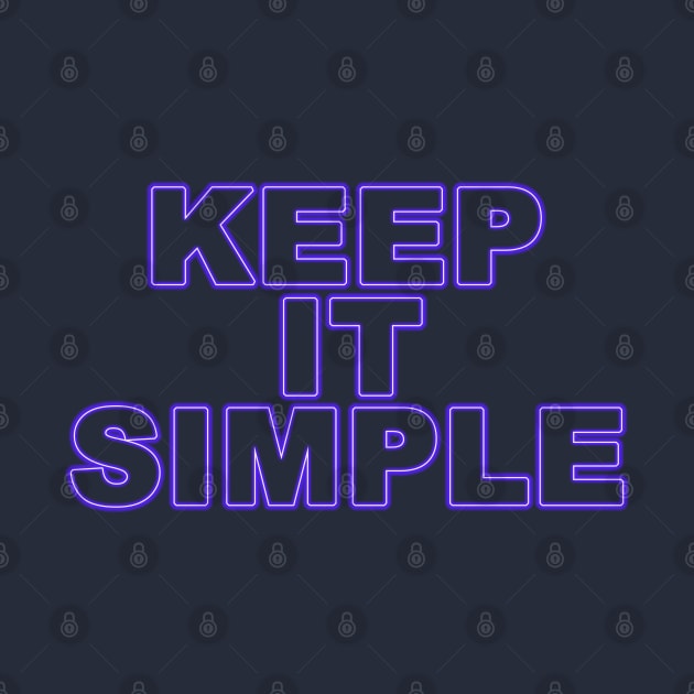 Keep it simple (purple) by Sinmara