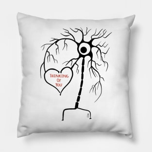 Thinking of You Neuron Pillow