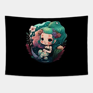 Cute mermaid Tapestry