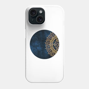 Mandaleaf BlueGold Phone Case