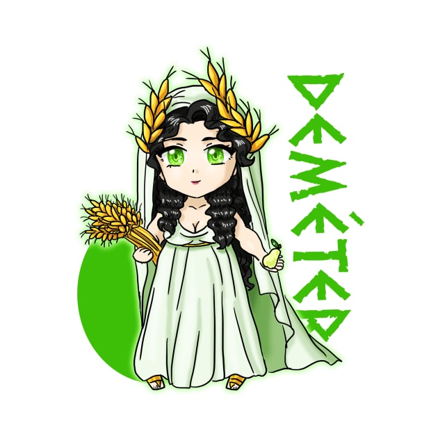 Demeter chibi by JonasEmanuel