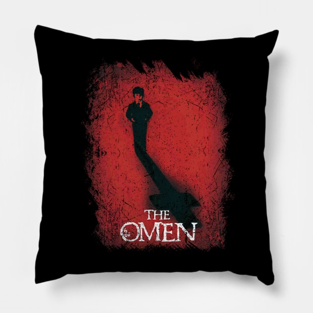 Omen of Evil The Omen T-Shirt - Embrace the Supernatural Pillow by Iron Astronaut