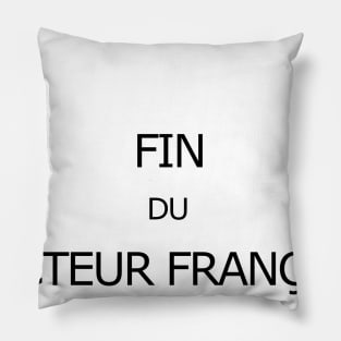 French Cold War Berlin sign Pillow