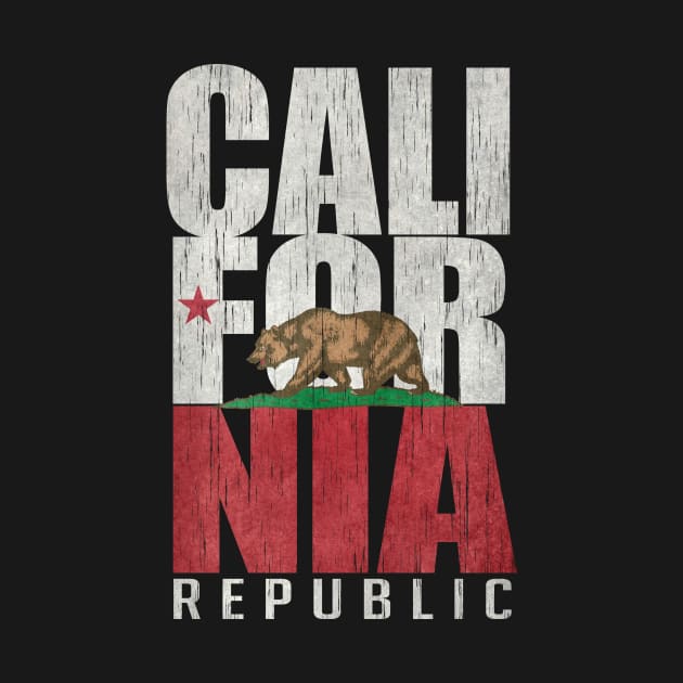 California Republic distressed design by Sterling