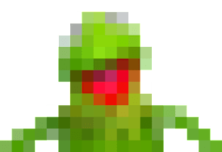 8bit Kermit Fanart Design Magnet