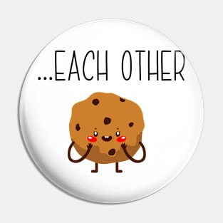 Made For Each Other Cookie Couple Matching Pin