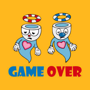 Dead Cuphead and Mugman T-Shirt