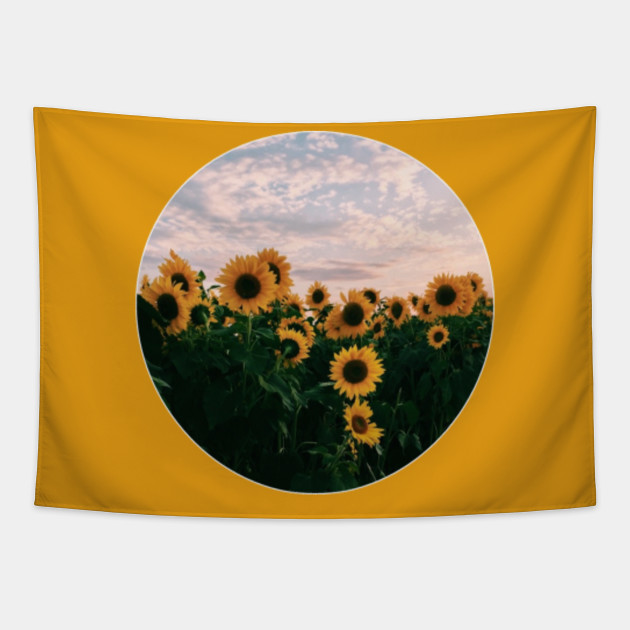 Sunflowers Aesthetic Design Sunset Colors Sunflowers Aesthetic Design Sunset Tapestry Teepublic See more ideas about sunflower wallpaper, aesthetic wallpapers, sunflower. teepublic