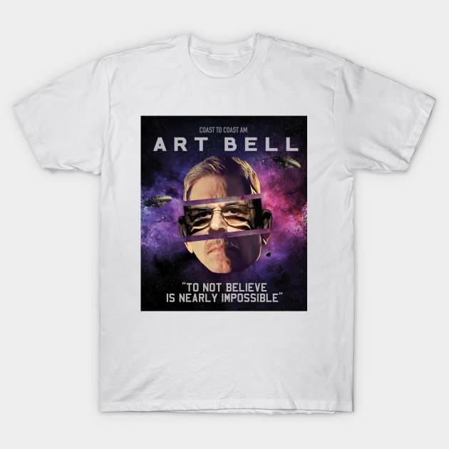 bid Hej hej Rasende Art Bell Coast To Coast AM - Art Bell - T-Shirt | TeePublic