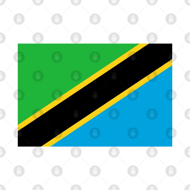 Flag of Tanzania by COUNTRY FLAGS