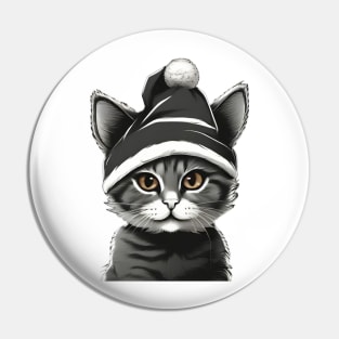 Christmas Cat Pin