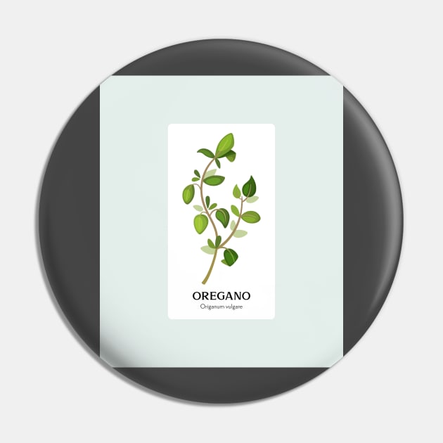 I Love Oregano Pin by Precious Elements