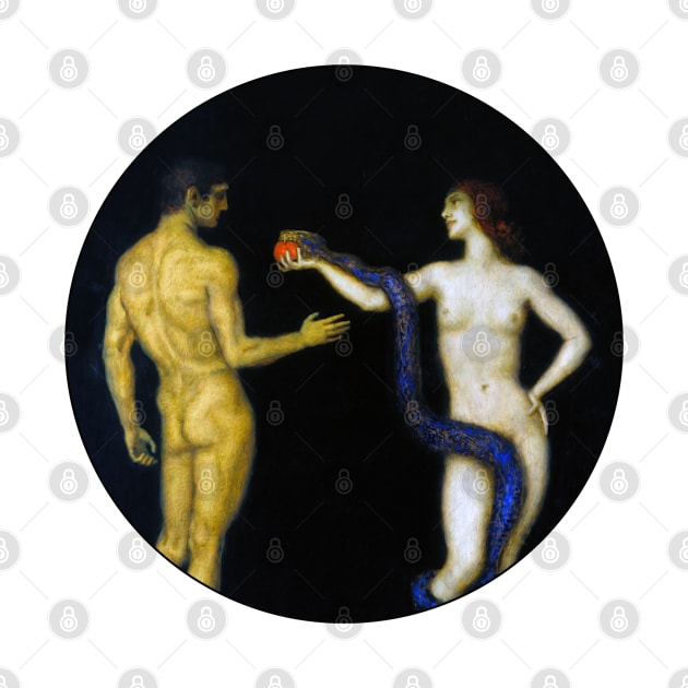 Adam and Eve by Franz Stuck by academic-art