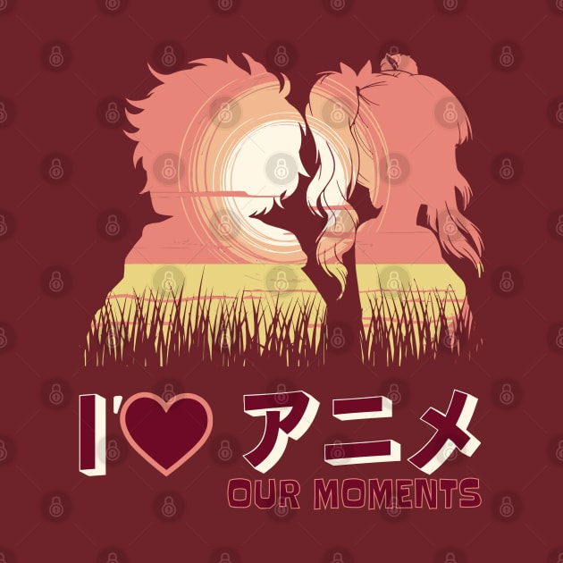 I love our moments #2 Anime style Couple by XYDstore