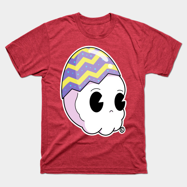 Discover Easter Special: The Egghead Skull - Skeleton - T-Shirt