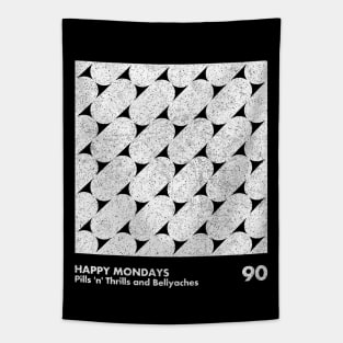 Happy Mondays / Minimal Graphic Design Tribute Tapestry