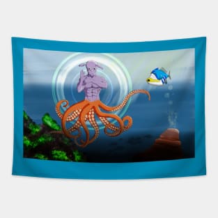 Magician of the oceans Tapestry