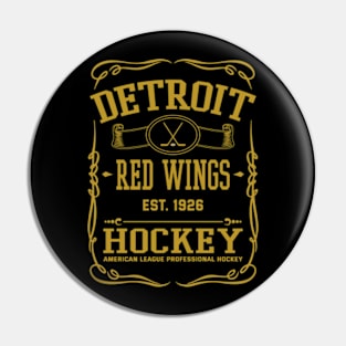 Vintage Red Wings Hockey Pin