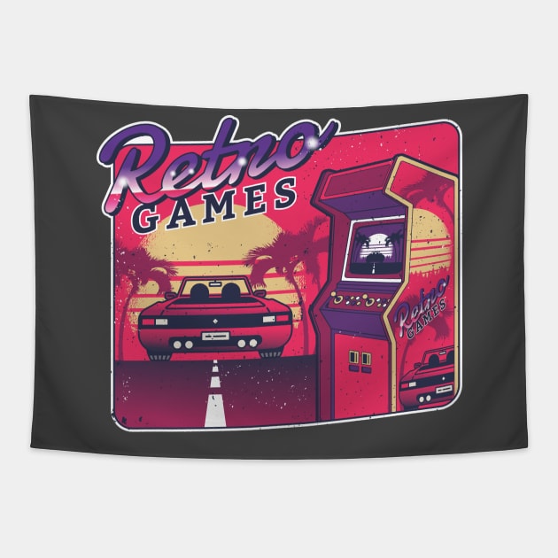 Retro Games Tapestry by MimicGaming